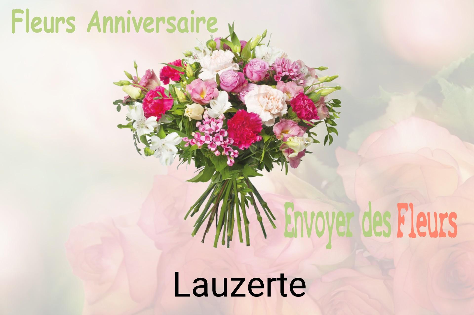 Bouquet de fleurs d’anniversaire livré à Lauzerte
