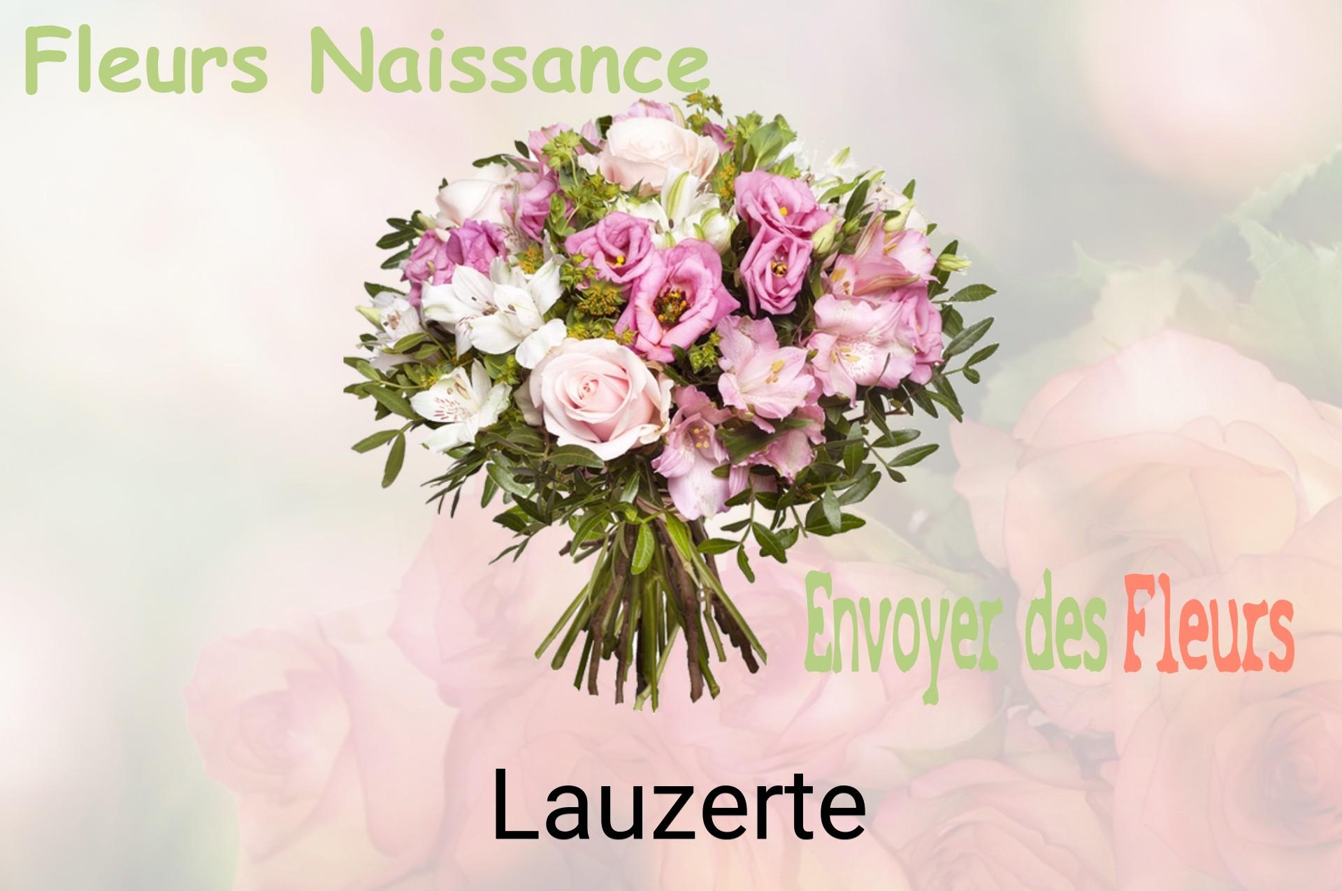 Bouquet de fleurs de naissance livré à Lauzerte